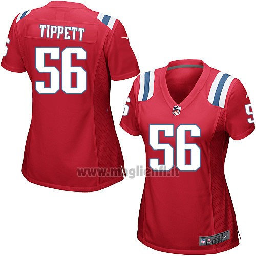 Maglia NFL Game Donna New England Patriots Tippett Rosso